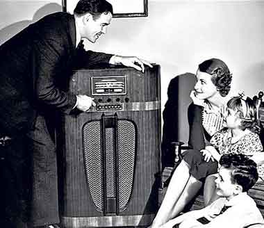 listening to old time radio